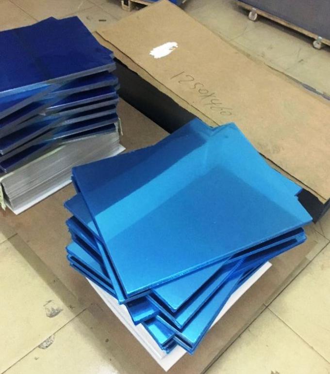 Aluminum Glossy Laminated Steel Plates With Heavy Grain Surface Treatment