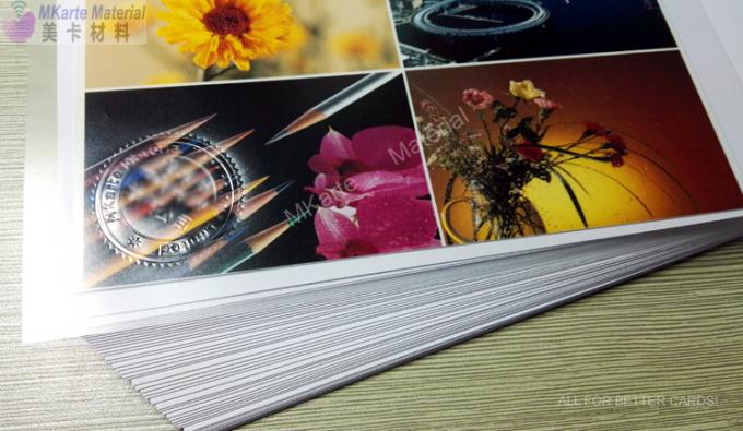 One Sided Pvc Printable Sheets Non Corrosion Stable Color Retention