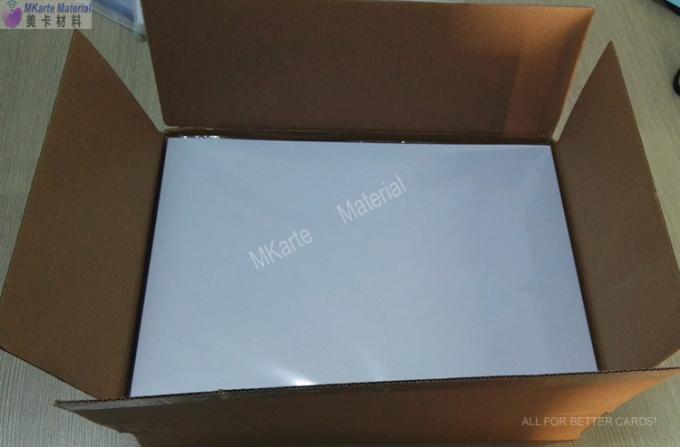 One Sided Pvc Printable Sheets Non Corrosion Stable Color Retention