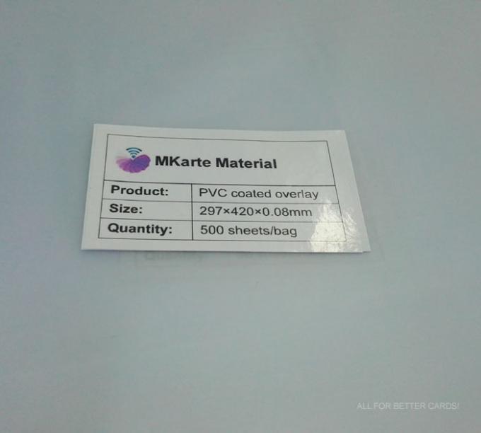 Strong Adhesion Level PVC Coated Overlay