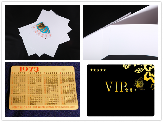 Offset Printable 0.12mm Pvc Core Sheet For Plastic Card Making 5