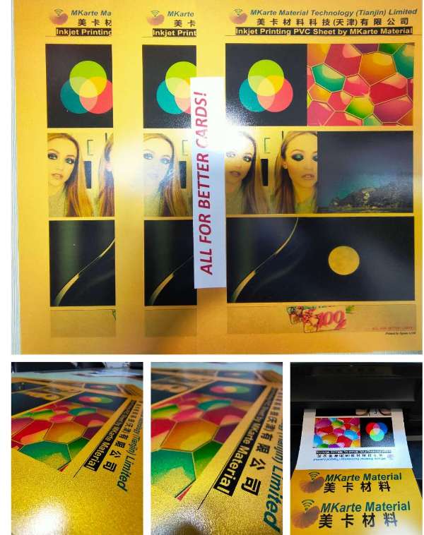 A4 Smart Card Ink Adhesion 0.18mm Printing PVC Sheets