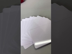 Card effect laminated by glossy plate