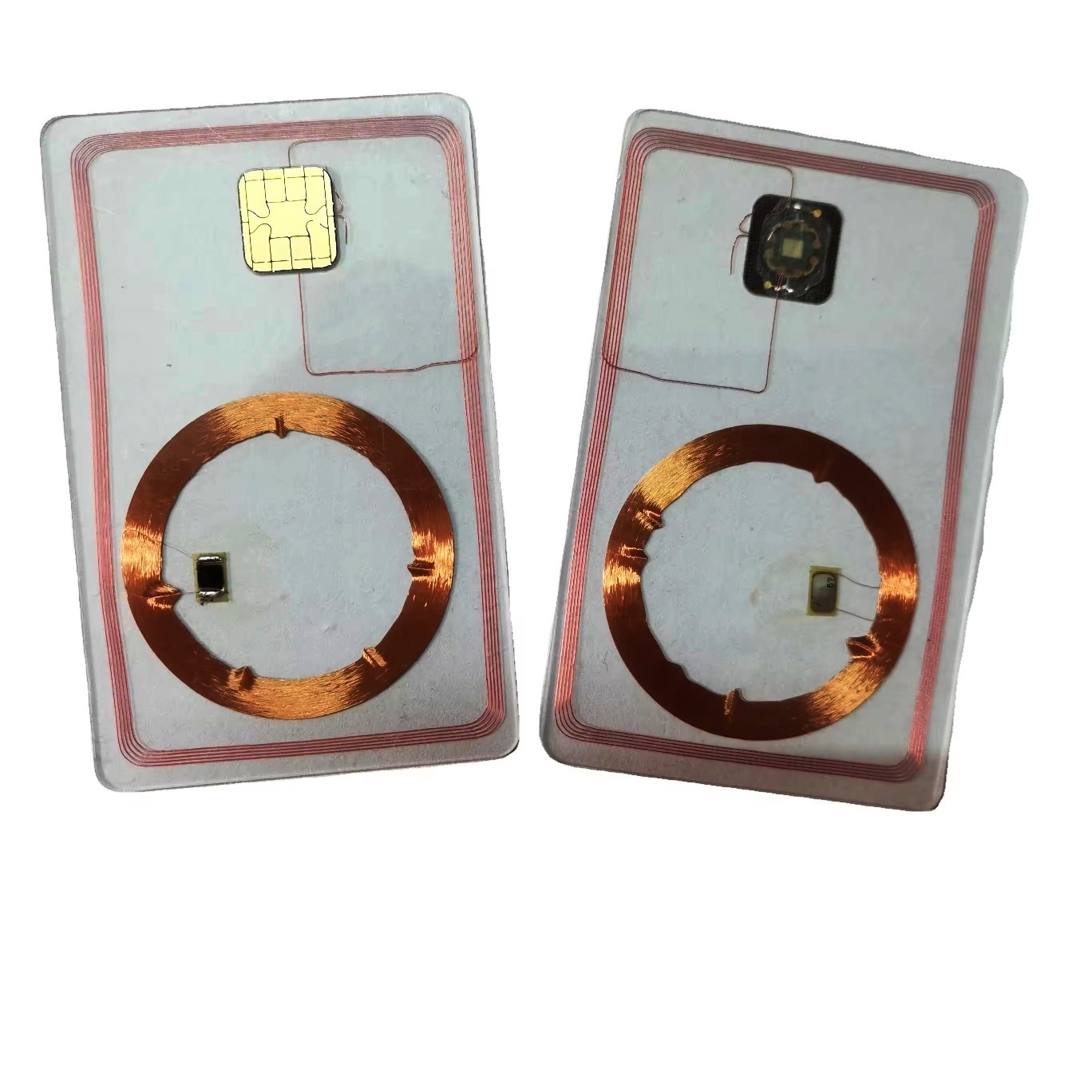 Standard industrial production process for contact/contactless smart ...