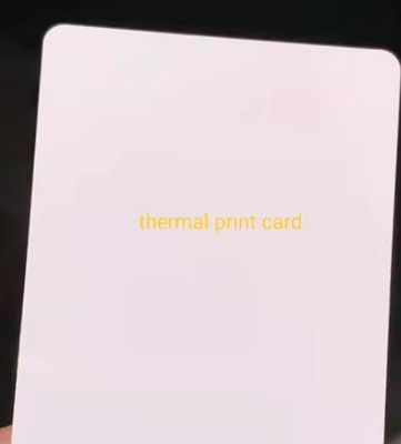 Glossy Surface Cr80 Pvc Printing Card 0.3-0.8mm Thick