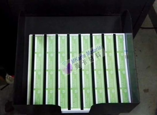 0.10mm Hico / Loco Magstripe Overlay For Recycled Magnetic Strip Card