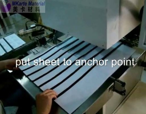 0.10mm Hico / Loco Magstripe Overlay For Recycled Magnetic Strip Card