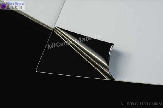 0.8mm Plastic Card Materials Glossy / Matte Steel Card Lamination Plate