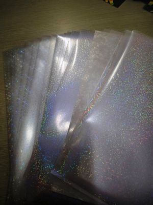 Hologram Overlay For Special Card / Laser Film Film / PVC Coated Ovelay / Laser Hologram