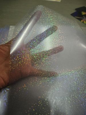 Hologram Overlay For Special Card / Laser Film Film / PVC Coated Ovelay / Laser Hologram