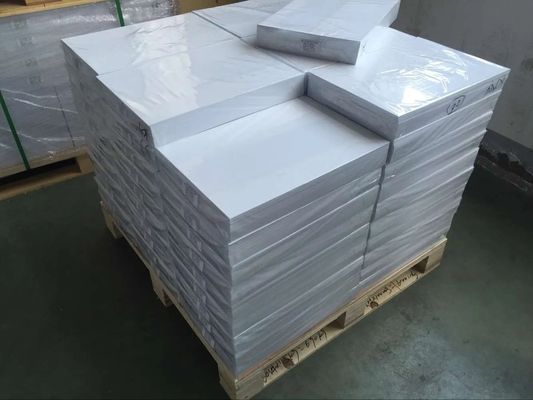 0.12mm-0.35mm Recycled PVC Inkjet Sheet  Offset Printing White Digital Printable PVC Bank Card Material