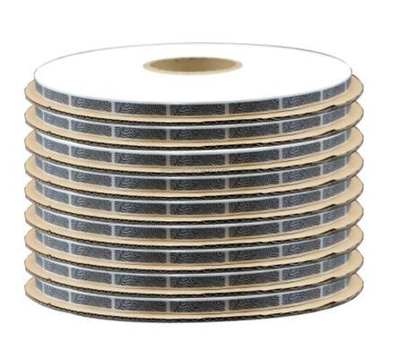 8*20mm 8*40mm Silver Zebra Pattern  Leopard Pattern Card Scratch Off Label