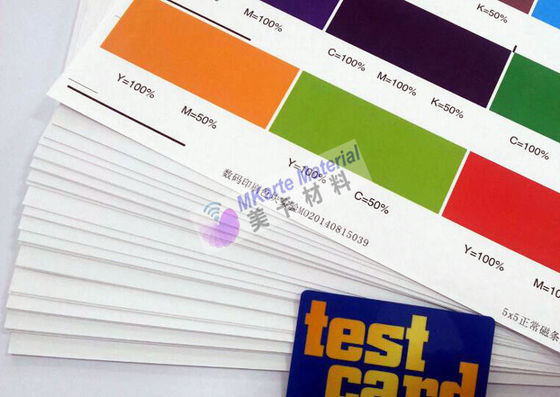 A4 A3 Size 0.15-0.4mm White Color PVC Card Printing Sheet For Smart Card Printable