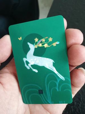 Shinning Card Material Hologram Film 0.06mm PVC Coated Overlay For Special Design Card Production