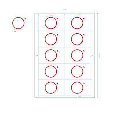 2X5 Copper Wire Smart Chip Material for RFID Card Inlay Prelam PVC Card Materials
