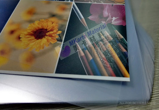 Vicat 5kg 72±2 C PVC Transparent Card Affordable and Durable with Heating Shrinkage Ratio ≤ 10% Bank Card Production