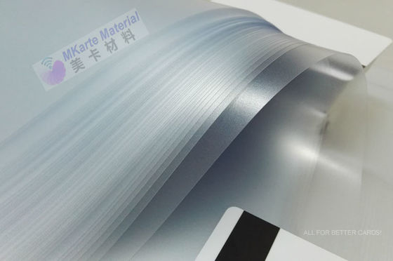 Vicat 5kg 72±2 C PVC Transparent Card Affordable and Durable with Heating Shrinkage Ratio ≤ 10% Bank Card Production