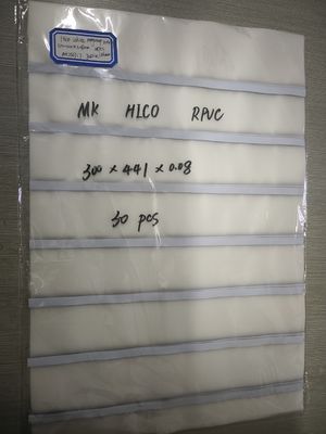 0.04-0.10mm Thickness Transparent Magnetic Stripe Coated Overlay with Glue Coating for HICO/LOCO Cards