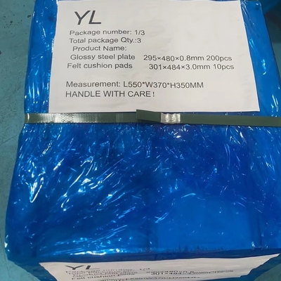 Woolen Felt Laminated Cushion Pad of Plastic Card Lamination for Heatproof Performance up to 200C