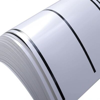 OPP Plastic Sheet Smart Card Material with Magnetic Strip Glue Coated and Deep Hairline Surface for RFID Card Production