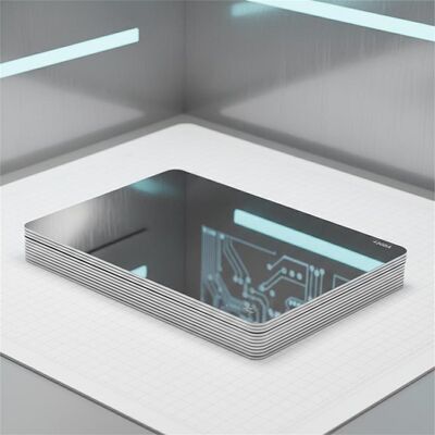 0.4-1.0mm Thickness Stainless Steel 430BA Laminated Steel Plate with Glossy Finish Both Sides for Smart Card Production