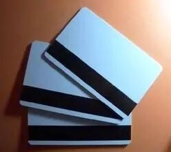 40-100 Micron Thickness Customerized Size HICO/LOCO PVC Coated Overlay With Magnetic Stripe For Smart Card Making