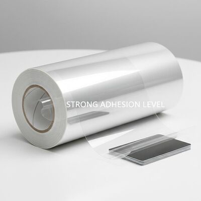 Transparent PVC Coated Overlay Film With 0.04-1.0mm Thickness And Strong Adhesion Level For Plastic Card Lamination