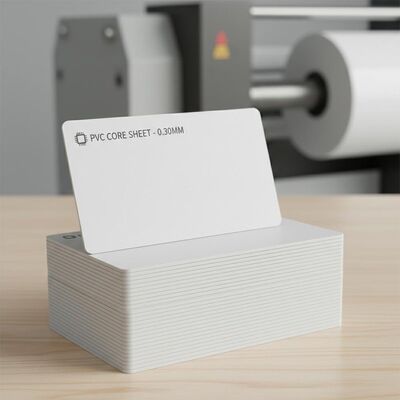 0.30mm Thickness Offset Printable PVC Core Sheet for Bank Card Production