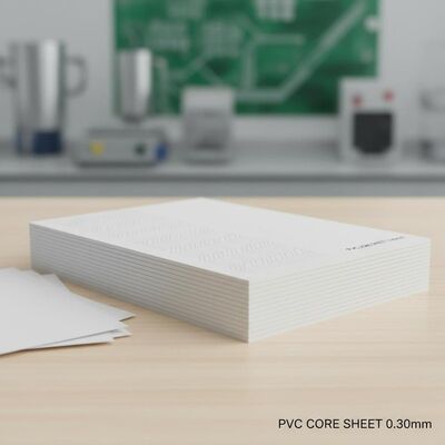 0.30mm Thickness Offset Printable PVC Core Sheet for Bank Card Production