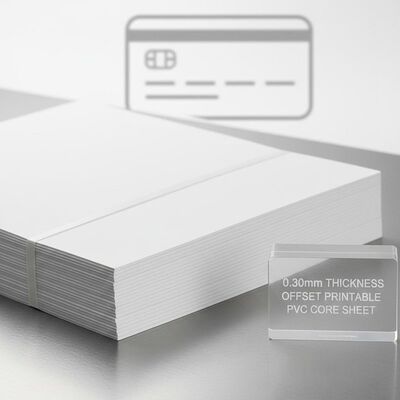 0.30mm Thickness Offset Printable PVC Core Sheet for Bank Card Production