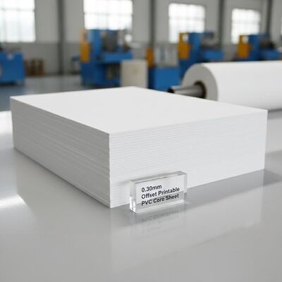 0.30mm Thickness Offset Printable PVC Core Sheet for Bank Card Production
