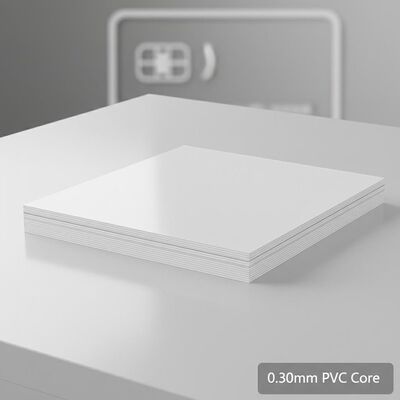 0.30mm Thickness Offset Printable PVC Core Sheet for Bank Card Production