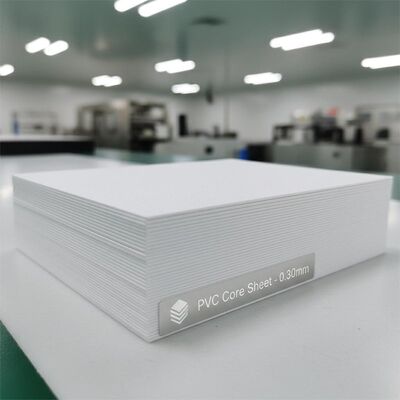 0.30mm Thickness Offset Printable PVC Core Sheet for Bank Card Production