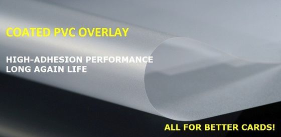 High Adhesion PVC Coated Overlay With No Color Change And Deformation