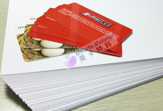 Inkjet Printable PVC Sheets Easy Cleaning And Maintaining For Plastic Card