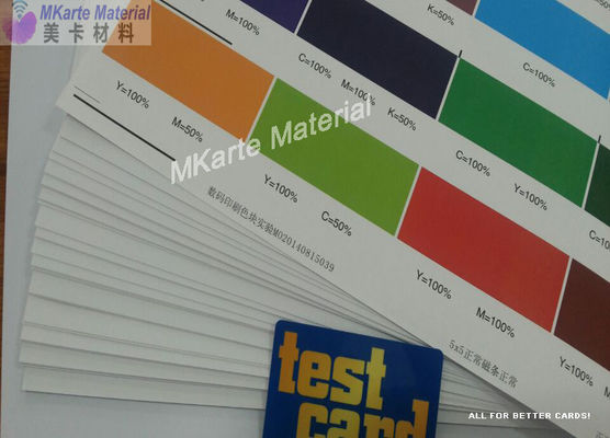 Digital print pvc sheet HP Indigo single-sided MDP-HP-SS-W for card production