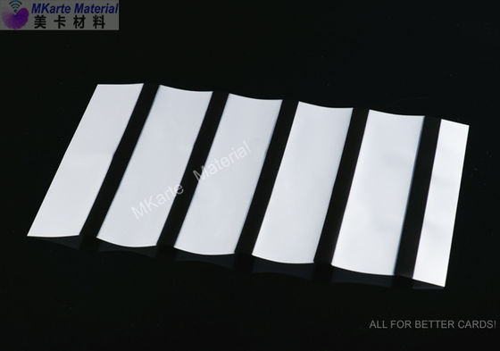 5 Lines Hico Magnetic Stripe Coated Overlay For Magnetic Card Production