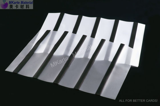 5 Lines Hico Magnetic Stripe Coated Overlay For Magnetic Card Production