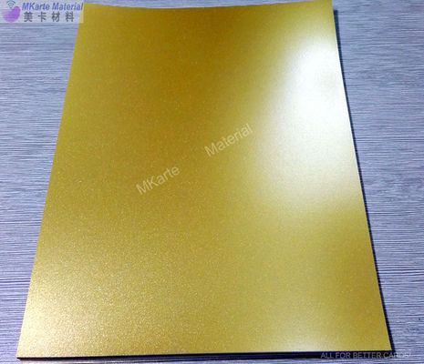 Smart Card Golden Inkjet Printable PVC Sheets With Excellent Ink Adhesion