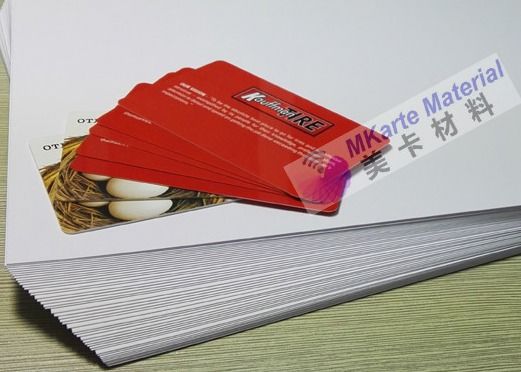 One Sided Pvc Printable Sheets Non Corrosion Stable Color Retention