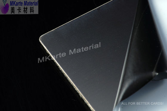 0.6mm / 0.8mm Thickness PVC Card Material Ultra Glossy Stainless Steel Plates used for PVC card lamination