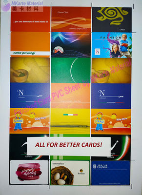Silk Screen Printer Pvc Printing Sheets No Crack Occurs On Printed Images