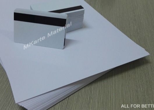 Double - Sided Digital Printing PVC Sheets Common White / Supper White Color Smart Card Material