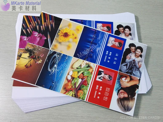 White Inkjet Printable PVC Card Material Thickness Range 0.15mm-0.33mm