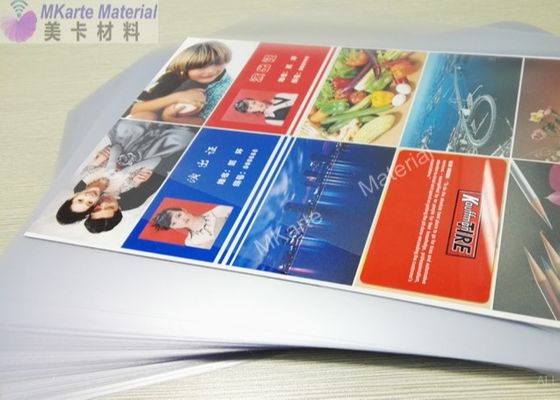 Strong Initial Viscous Force PVC Coated Overlay For Plastic Card PVC Sheet Production