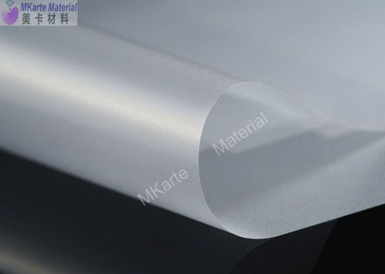 Strong Initial Viscous Force PVC Coated Overlay For Plastic Card PVC Sheet Production