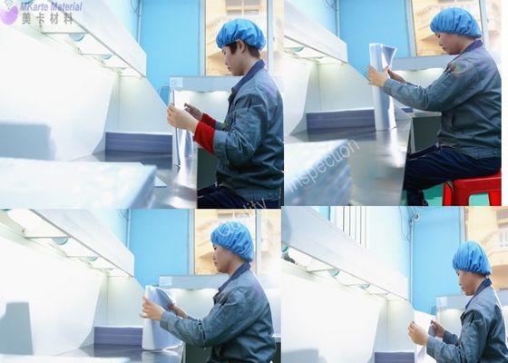 Slow Decline PVC Overlay Film for Offset Printable Sheet Lamination with 0.04-0.10mm Thickness