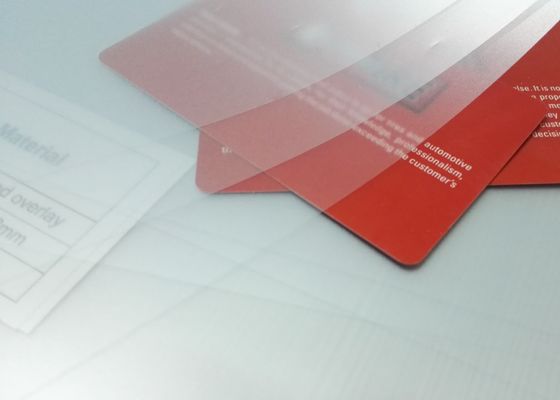 Slow Decline PVC Uncoated Overlay Film Used For Lamination With Partially