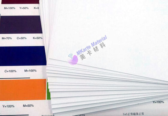 Double Sided Digital Printing PVC Sheets Tough Rigid With The High Impact Strength