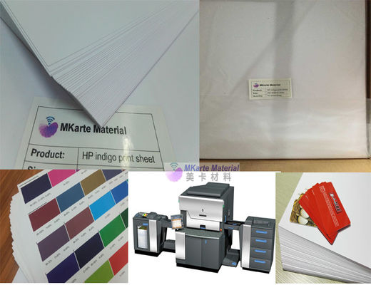 Double Sided Digital Printing PVC Sheets Tough Rigid With The High Impact Strength